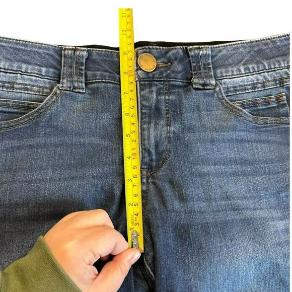 Democracy "Ab"solution Ab Technology Mid Wash Skinny Jeans Womens 8 Petite - Picture 5 of 6